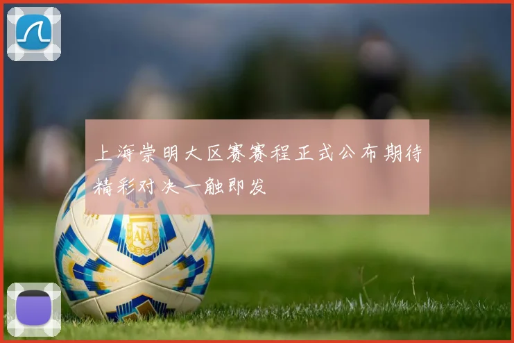 上海崇明大区赛赛程正式公布期待精彩对决一触即发
